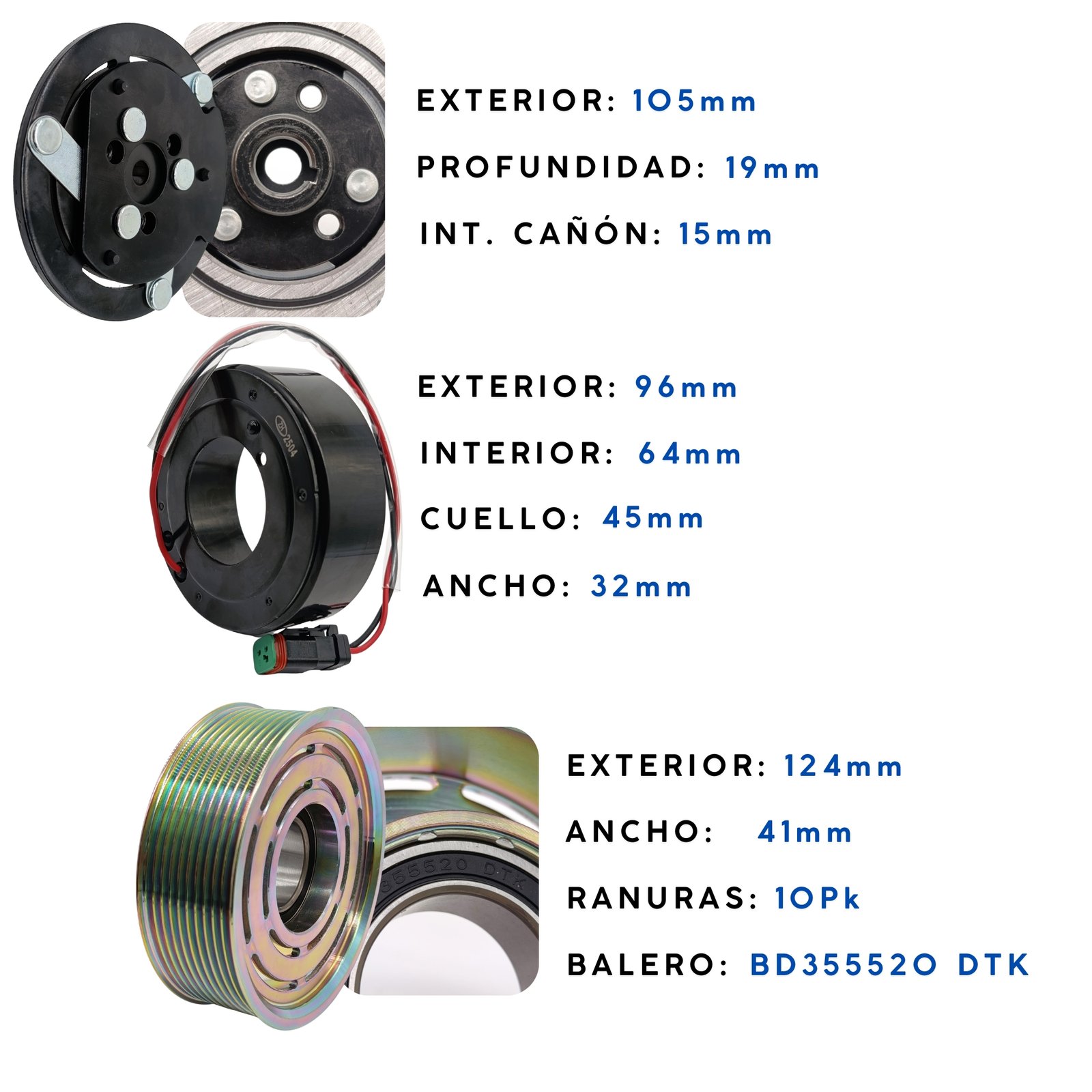 Kit de Clutch KE060