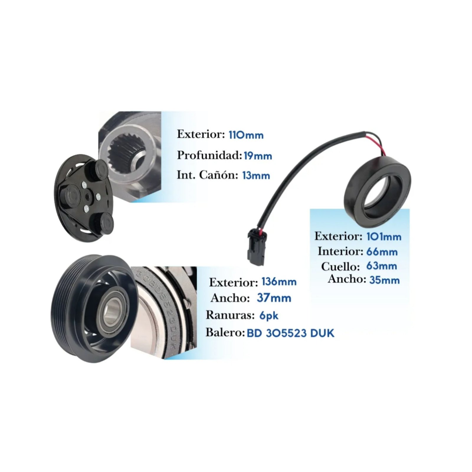 KE002-5 Kit de Clutch KE002