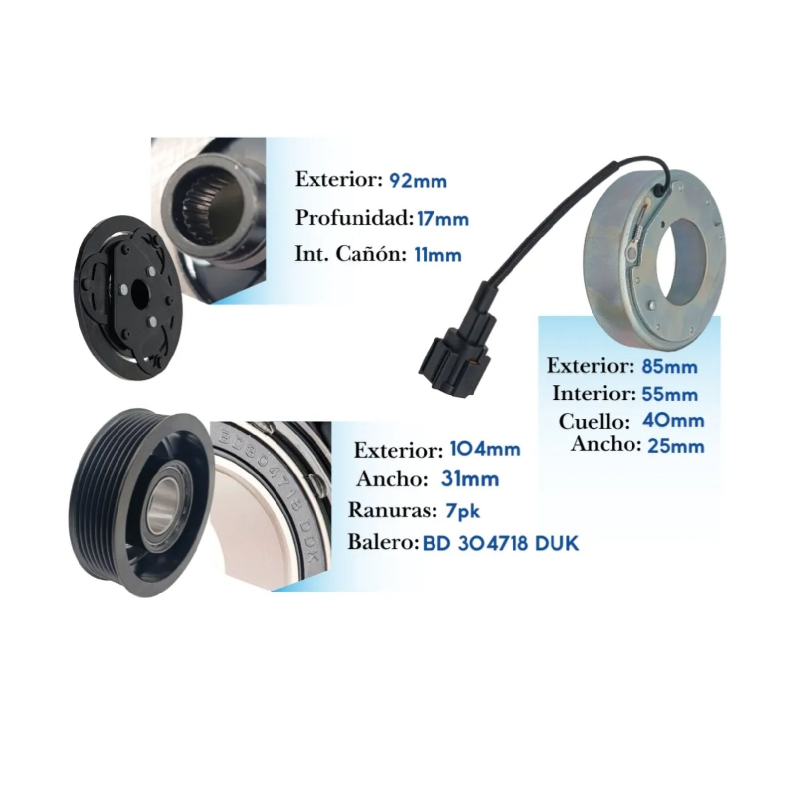 KE011-6 Kit de Clutch KE011