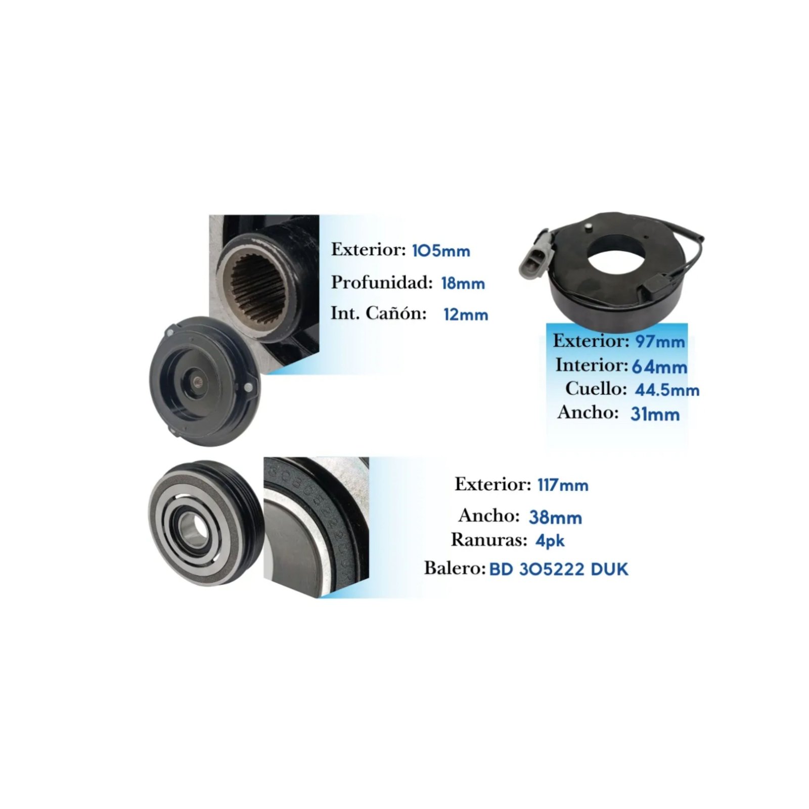 Kit de Clutch KE055