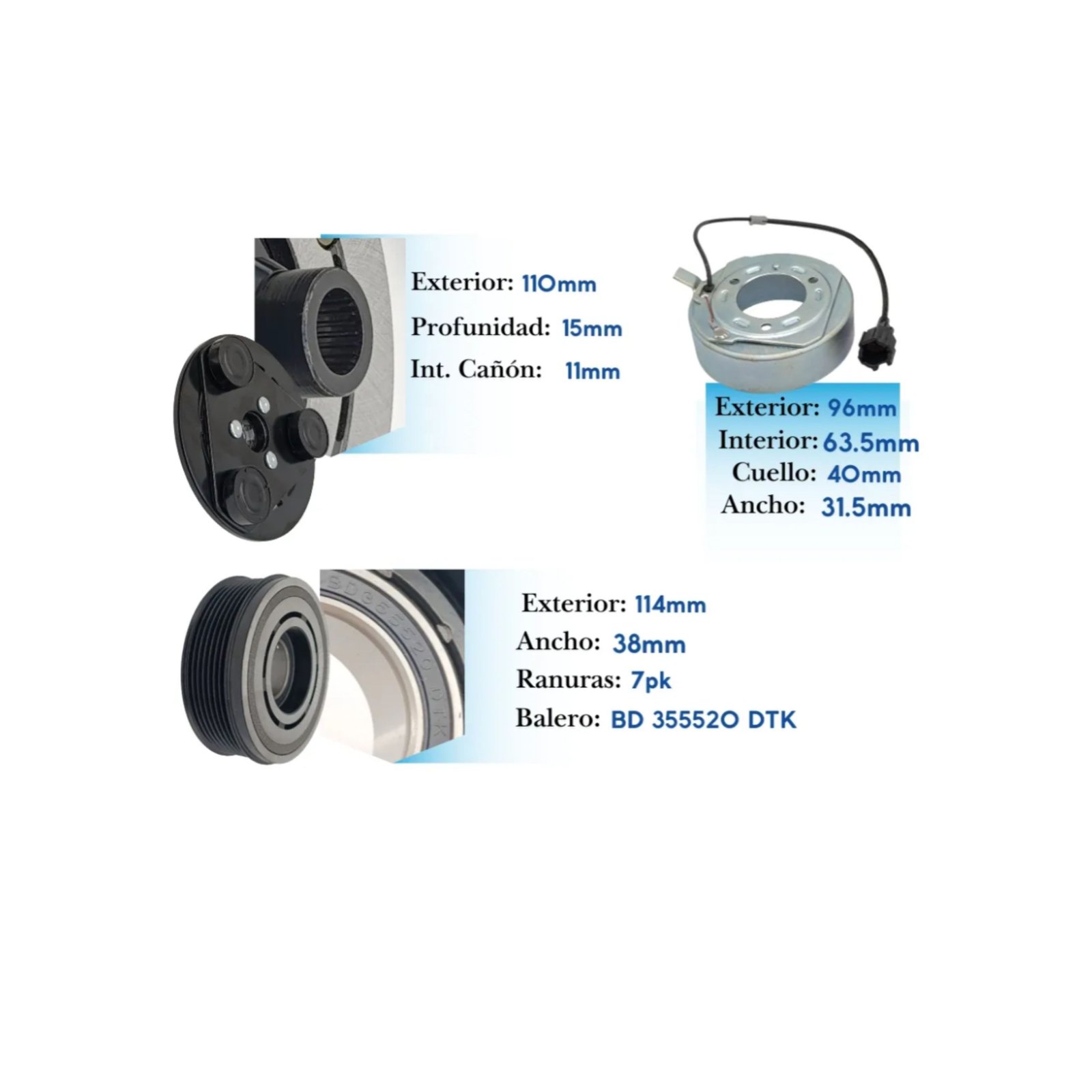 Kit de Clutch KE058