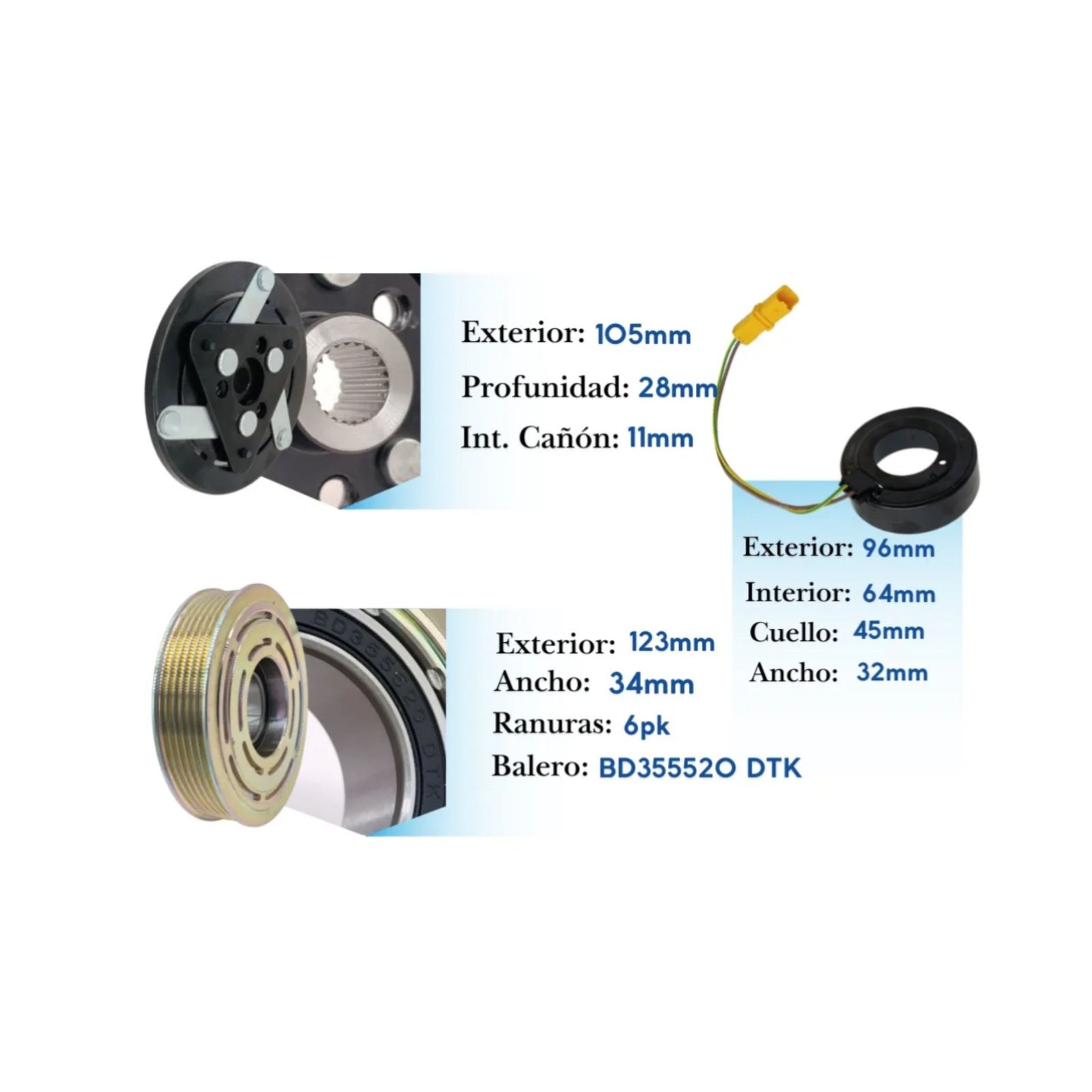 Kit de Clutch KE079