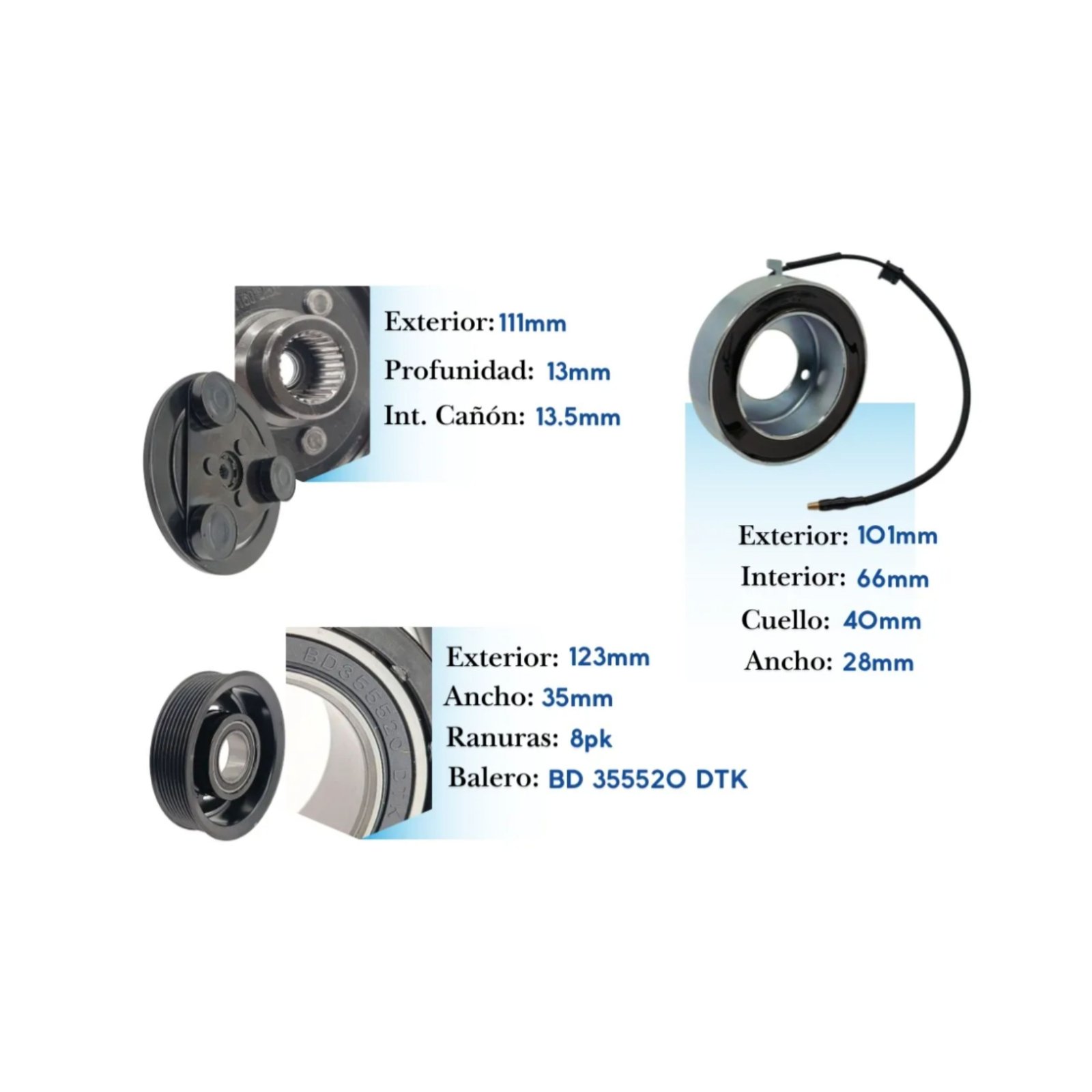 KE130 (5) Kit de Clutch KE130