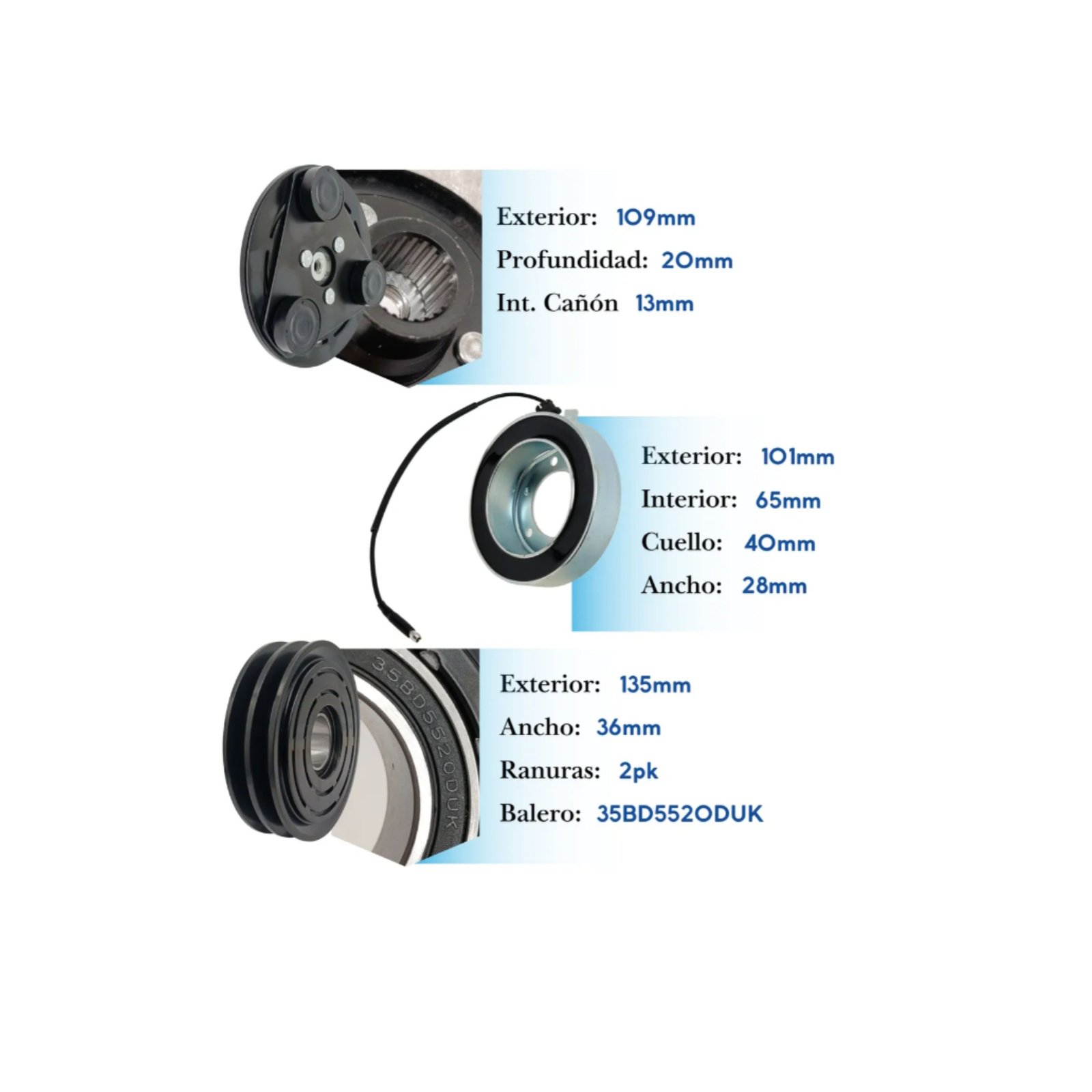 KE130A (5) Kit de Clutch KE130A