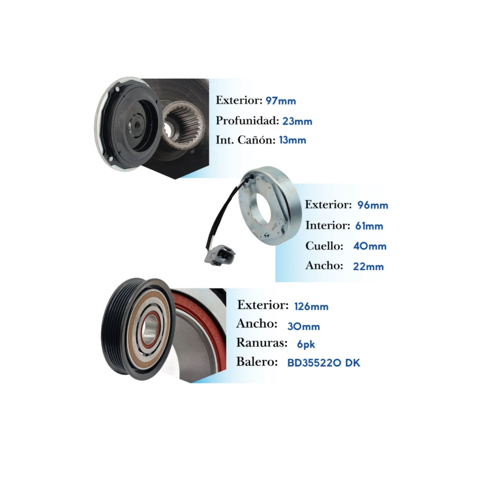 KE131 (5) Kit de Clutch KE131