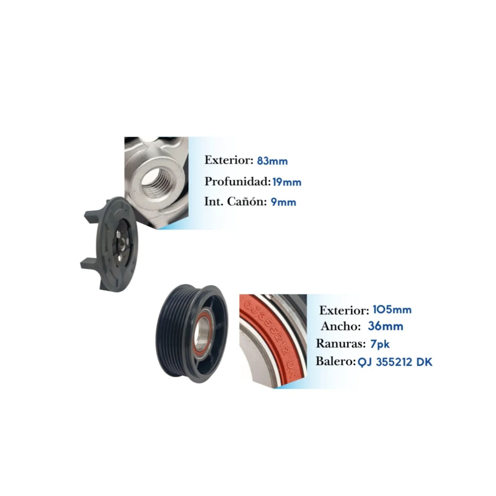 KE144 (5) Kit de Clutch KE144
