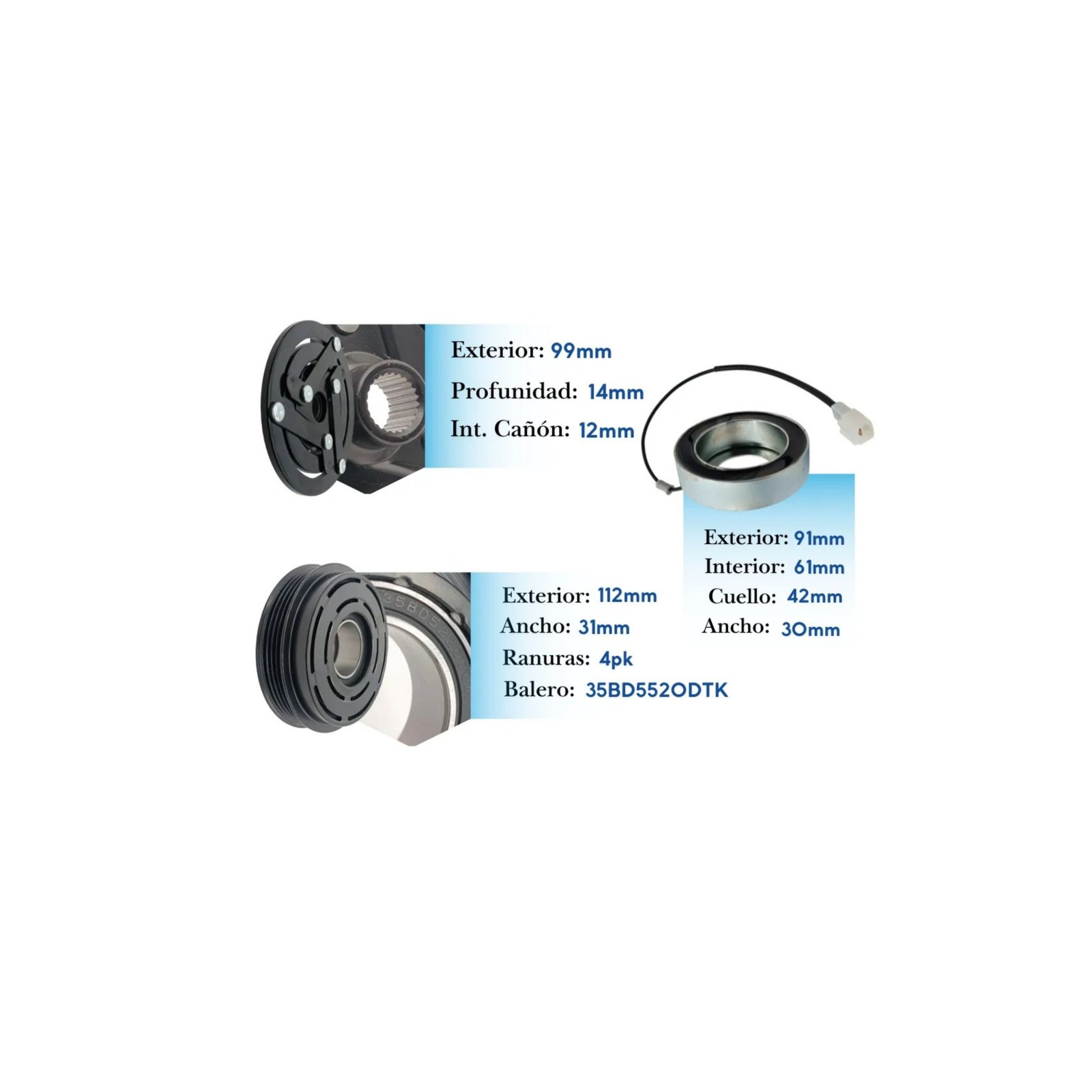 Kit de Clutch KE032
