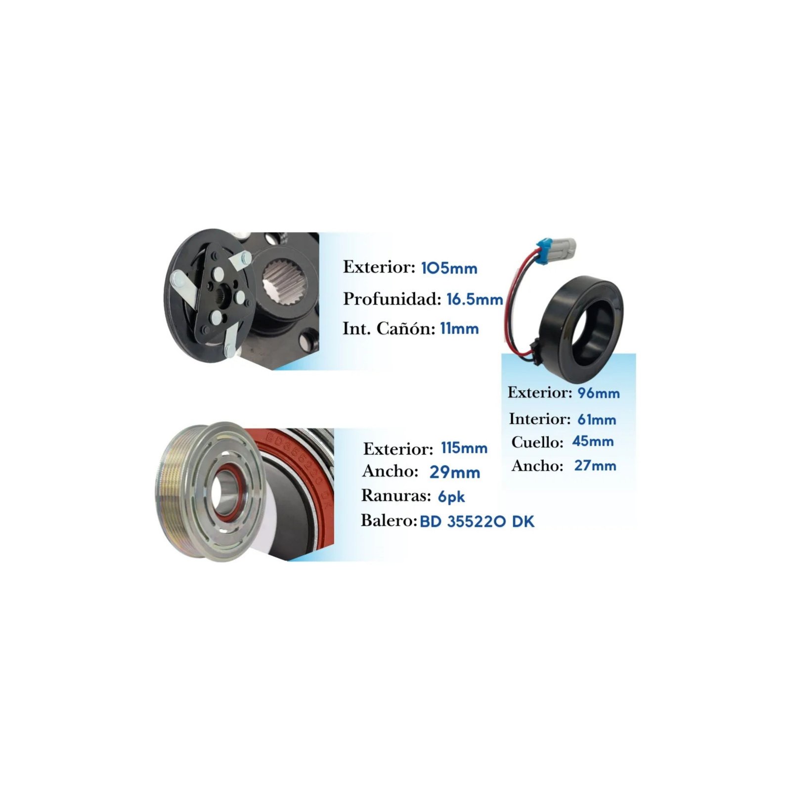 Kit de Clutch KE034