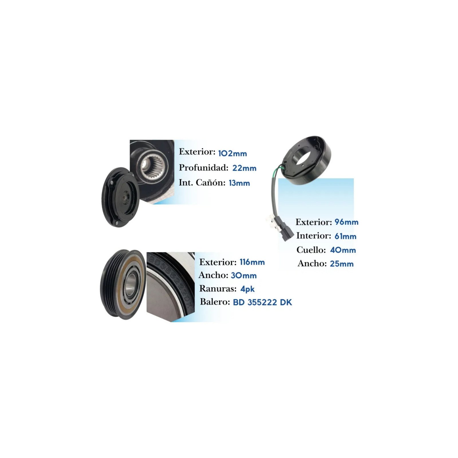 Kit de Clutch KE124
