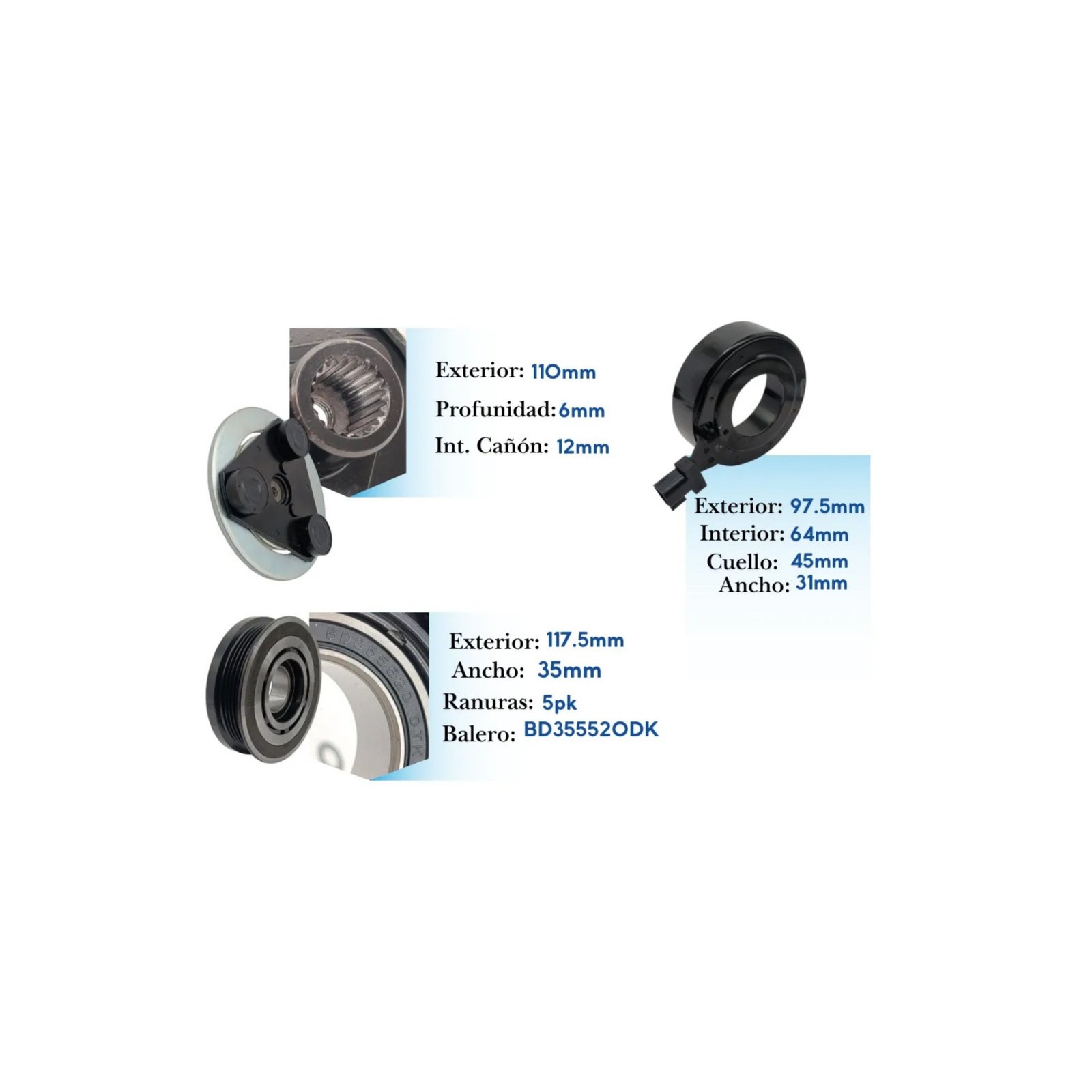 Kit de Clutch KE170
