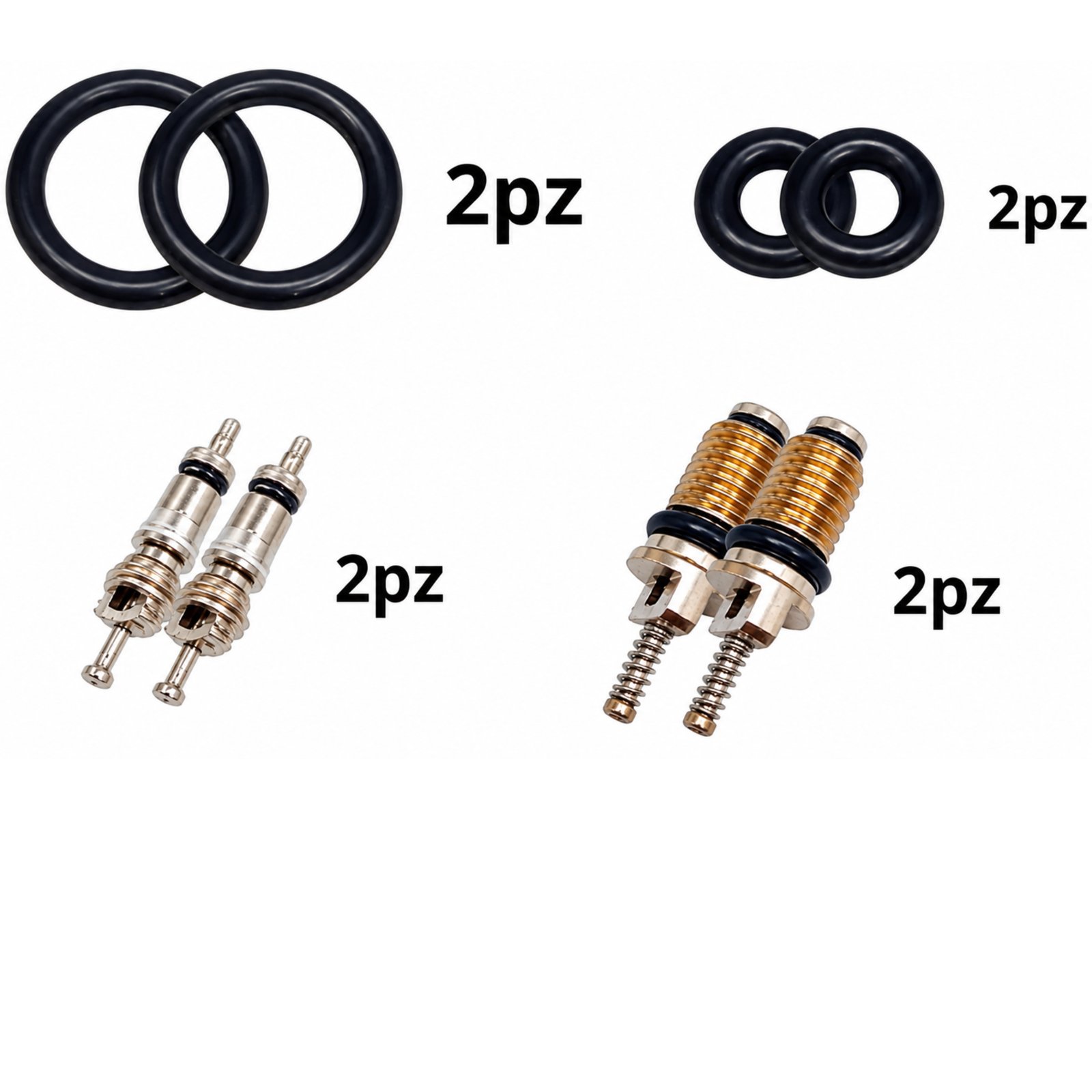 3 HE035 Kit Herramienta Saca Pivotes R1234yf/r134a Alta y Baja