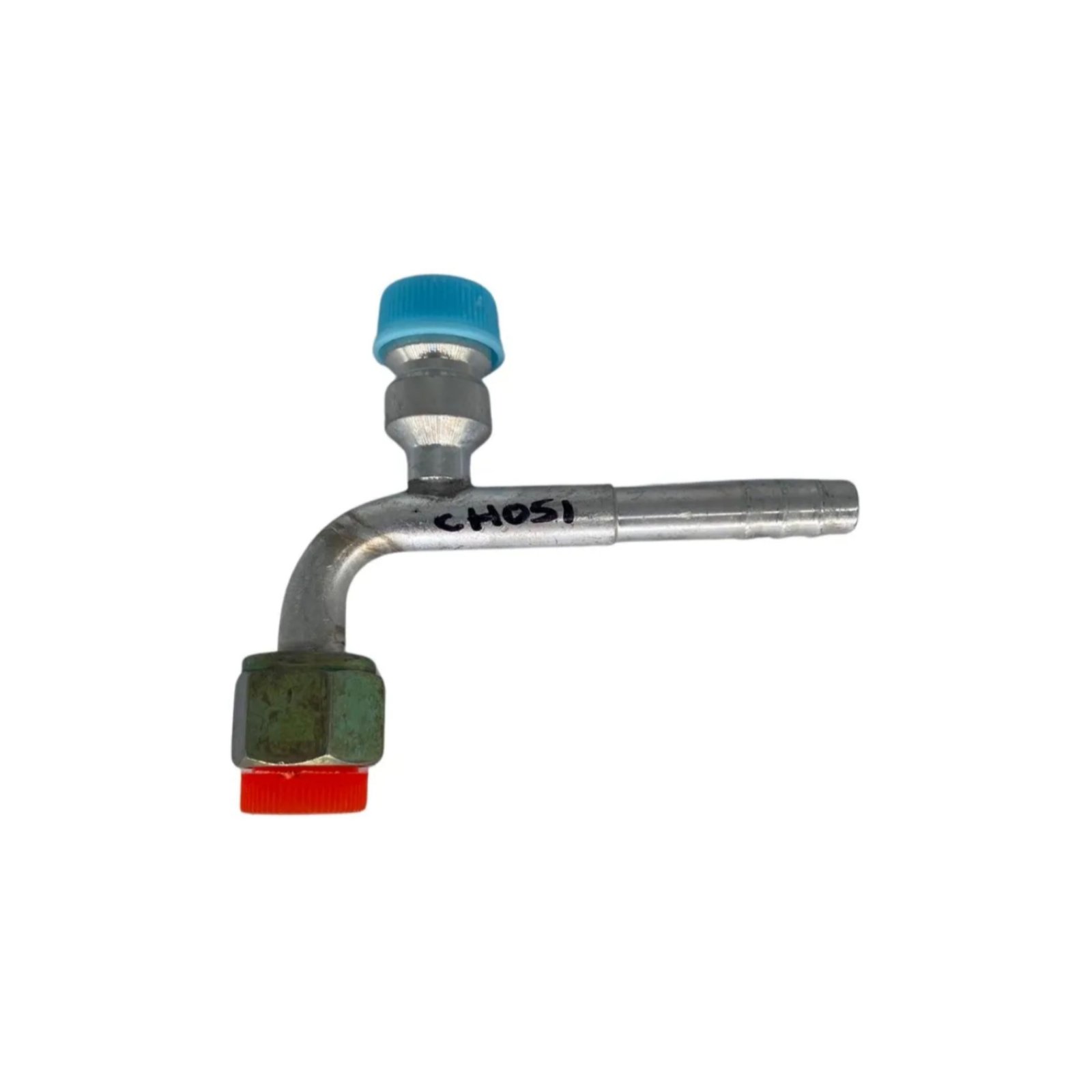 Conector O-ring 6 90º Hembra Con Toma De Carga Ch051