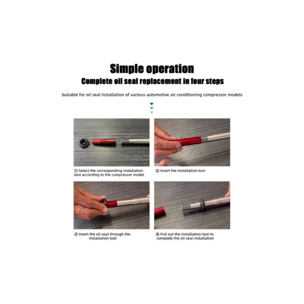 HE044 Sello Aceite del Compresor Aire Acondicionado