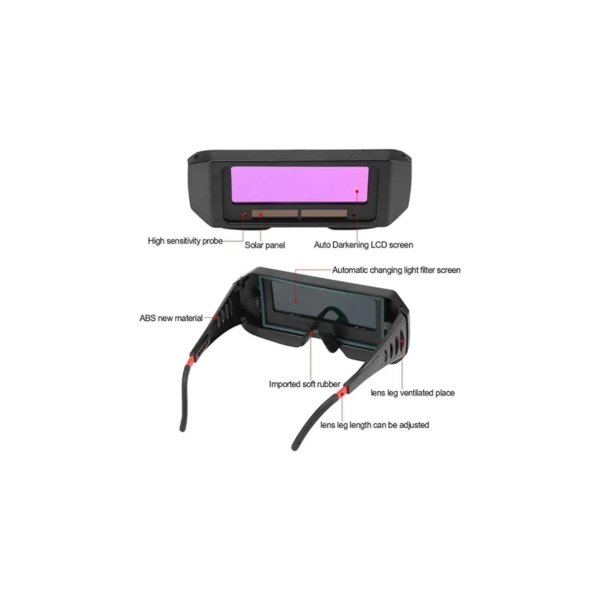HE047 Lentes para Soldar con Oscurecimiento Automático