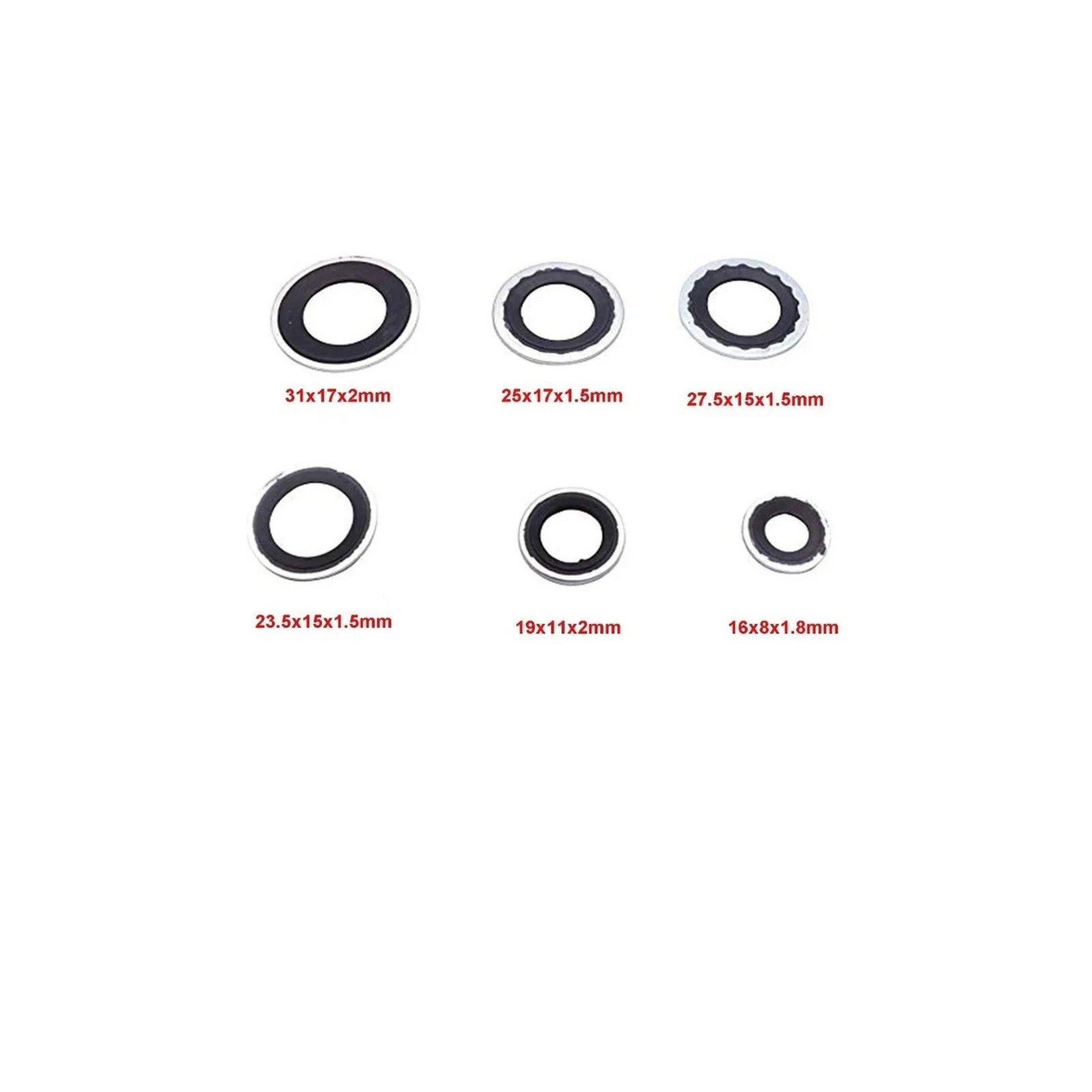 HE056 Kit Empaque Moneda Sello o Ring Ronda Clima