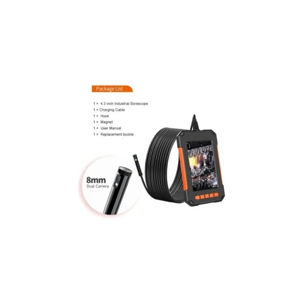 Cámara Endoscópica Boroscopio Pantalla Inspección HE071A