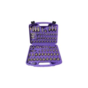 HE-087 Kit Herramienta Fuga A/C Gas Clima Coche Automotriz HE087