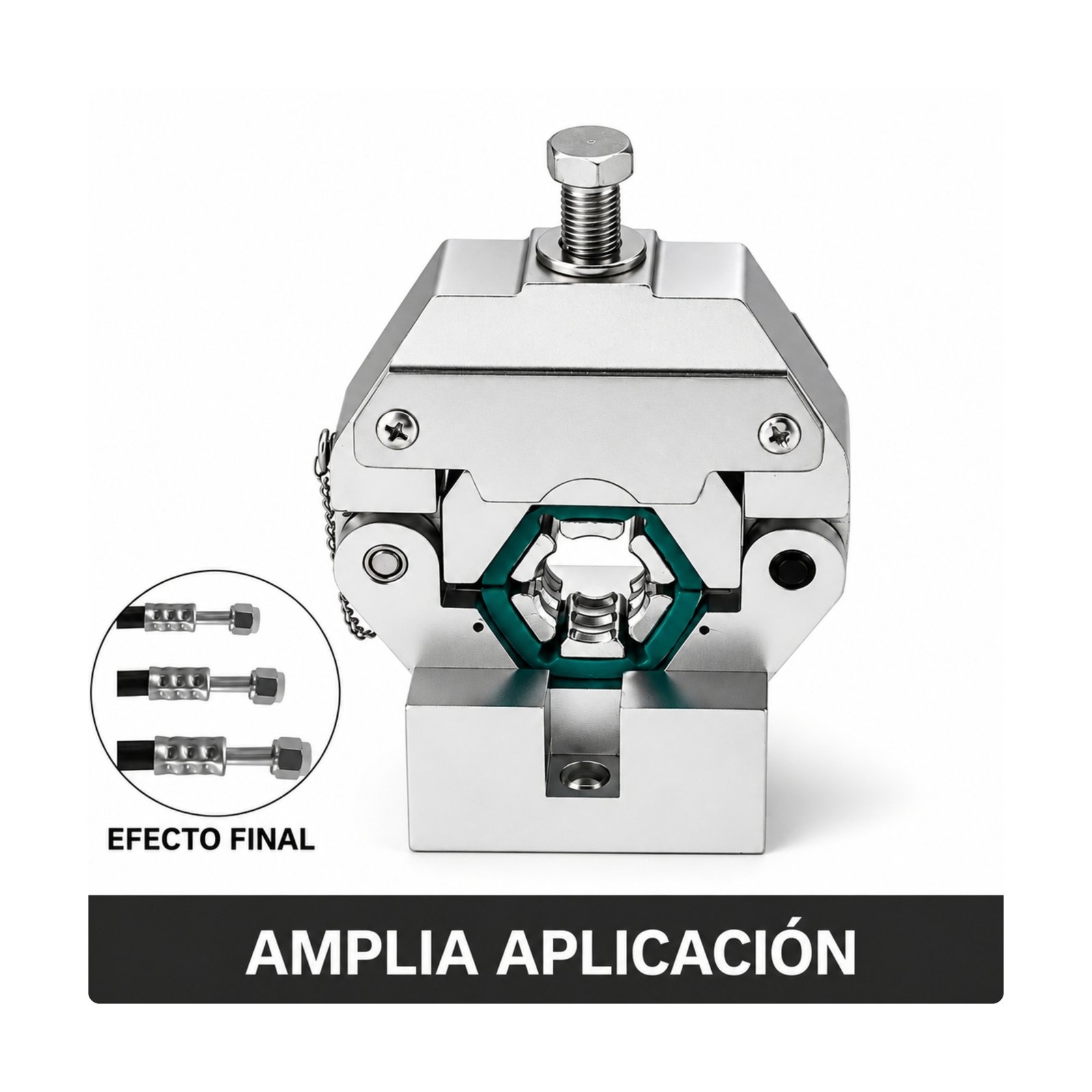 HE001 Pinza Crimpadora Prensa Mangueras A/C Hidráulicas