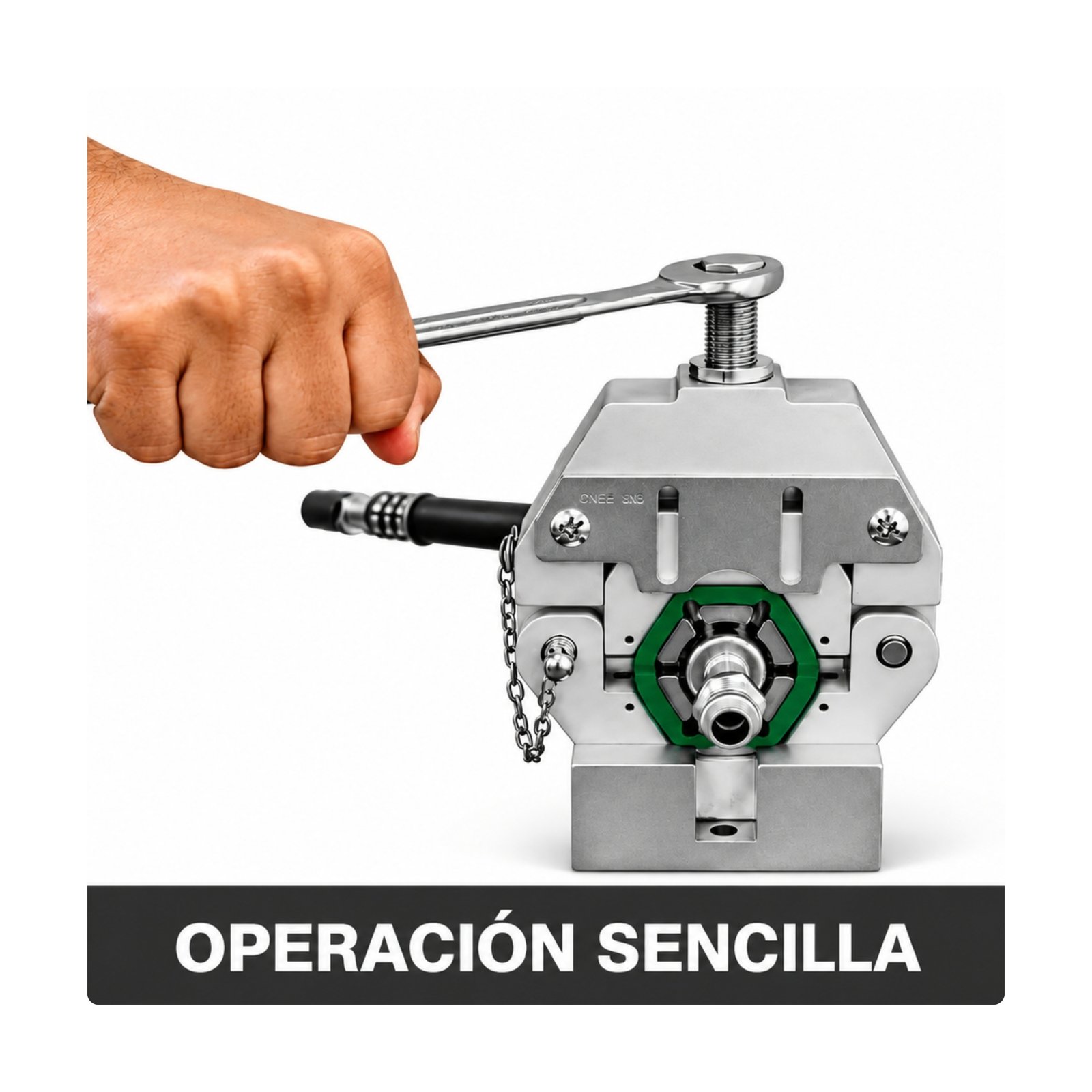 HE001 Pinza Crimpadora Prensa Mangueras A/C Hidráulicas