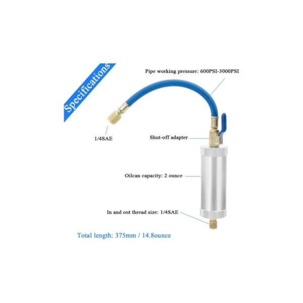 HE002A Kit Inyector Sistema R134 A/C Gas Coche Clima