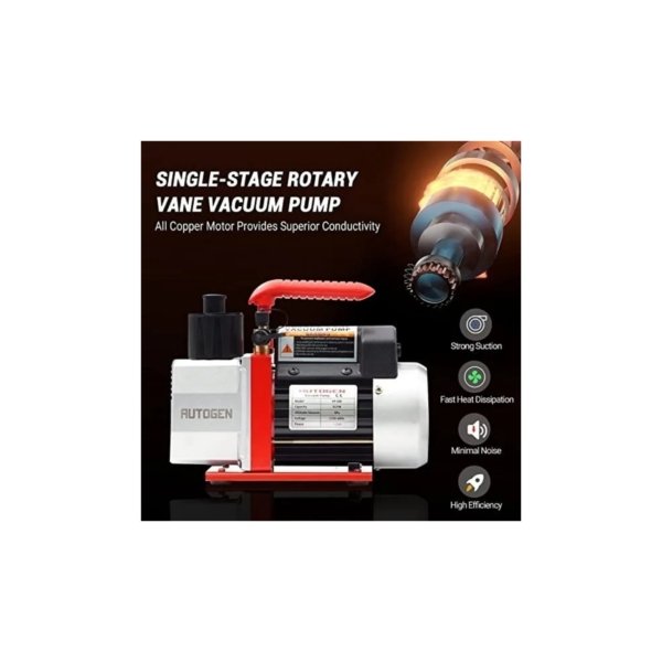 HE003-4 HE003 Bomba de vacío de 5 de A/C 5cfm Aire para R12 R22 R134a