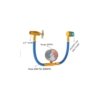 HE006-3 HE006 Manguera de carga de refrigerante R1234YF de alta calidad