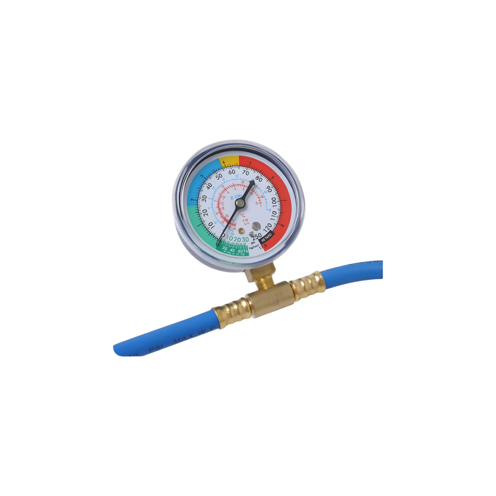 HE006A Manguera de medición con manómetro recarga gas R134A refrigerante