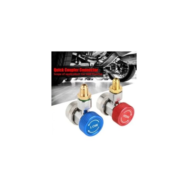 HE015-1 HE015 Adaptador Coupler R134a con ajustable Alto-Bajo