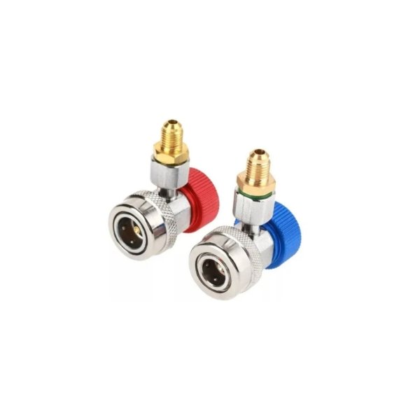 HE015-2 HE015 Adaptador Coupler R134a con ajustable Alto-Bajo