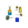HE027 Kit Cople Carga Adaptador Gas, Alta y Baja