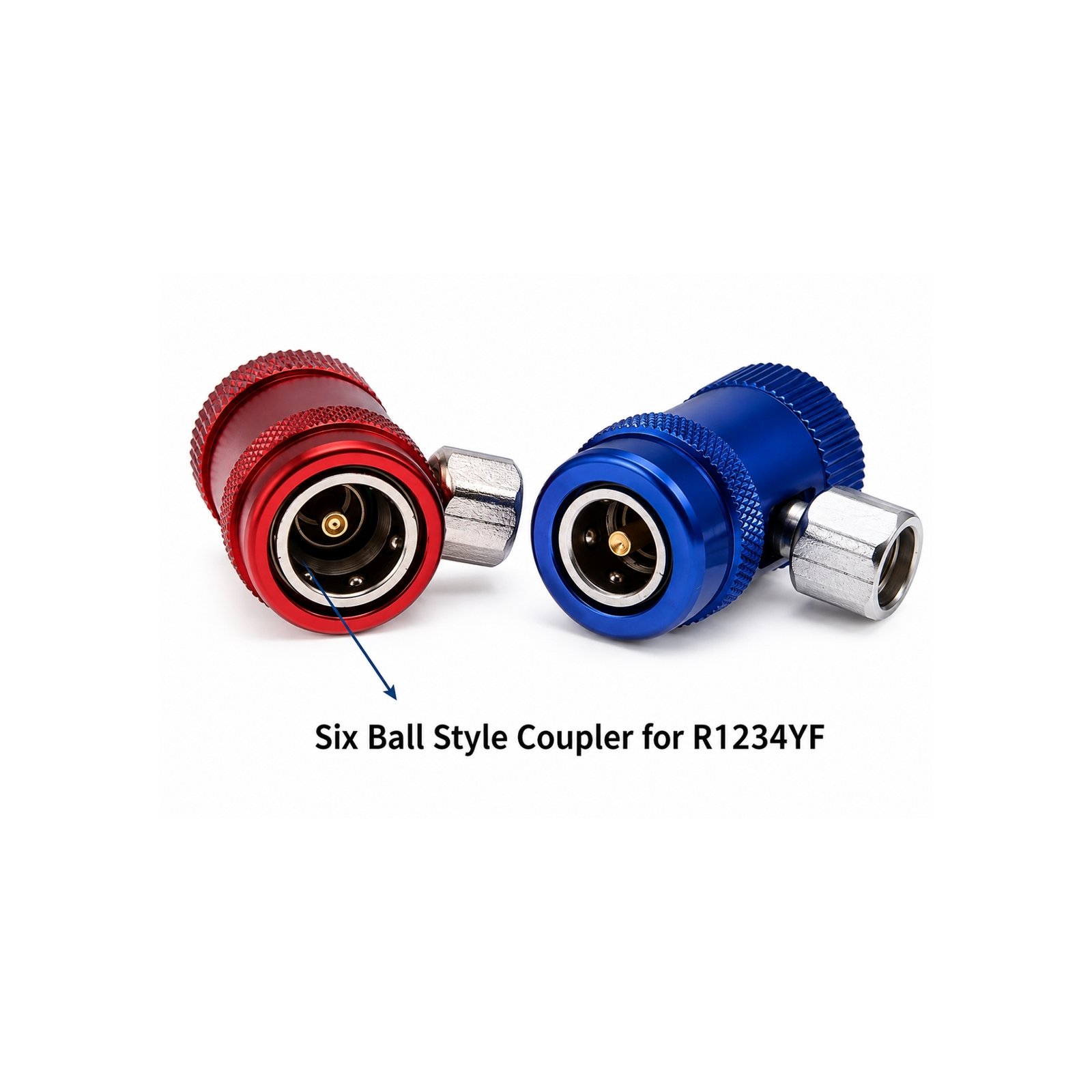 HE031 med (3) HE031 Kit de Coples para Manómetro Gas R1234yf