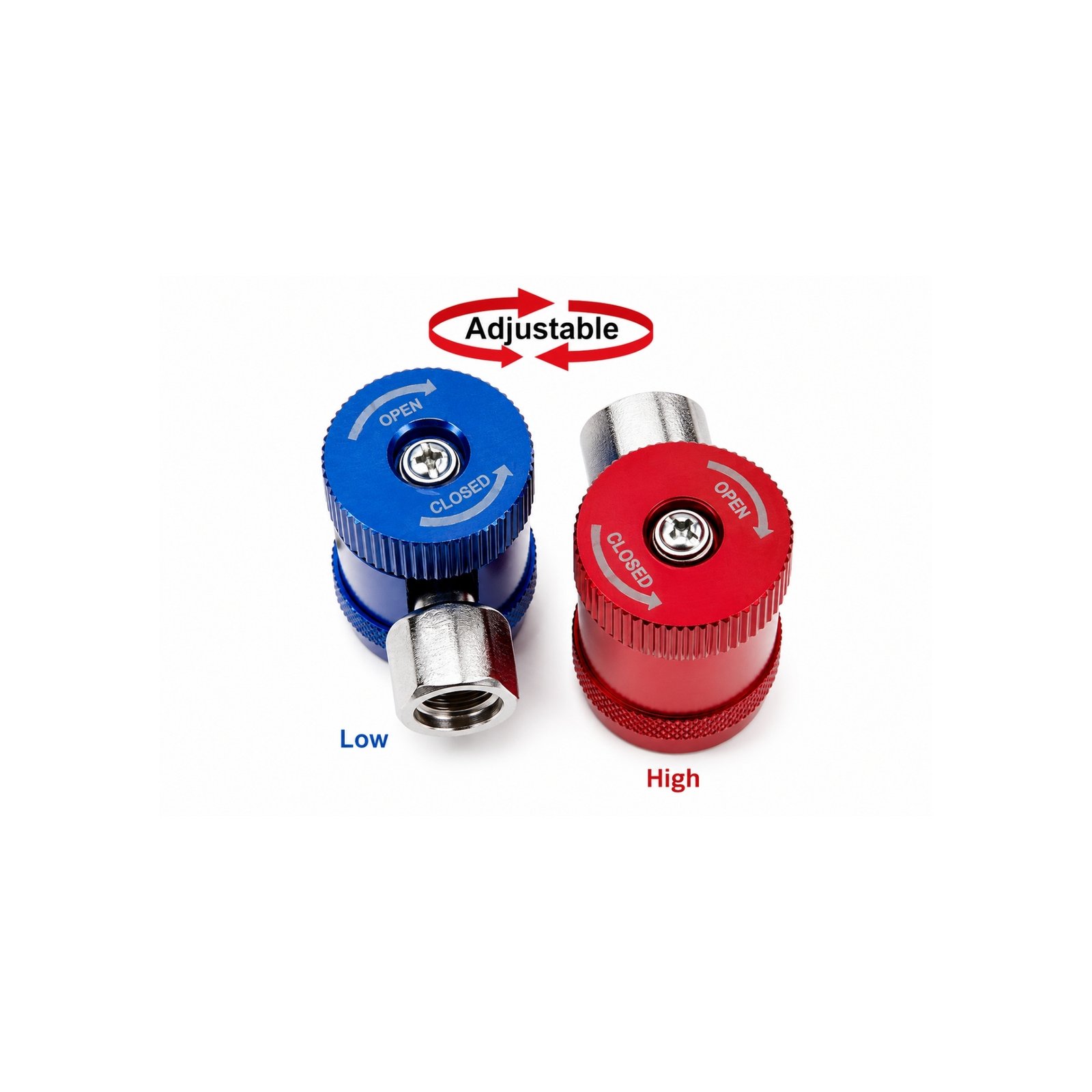 HE031 med (6) HE031 Kit de Coples para Manómetro Gas R1234yf