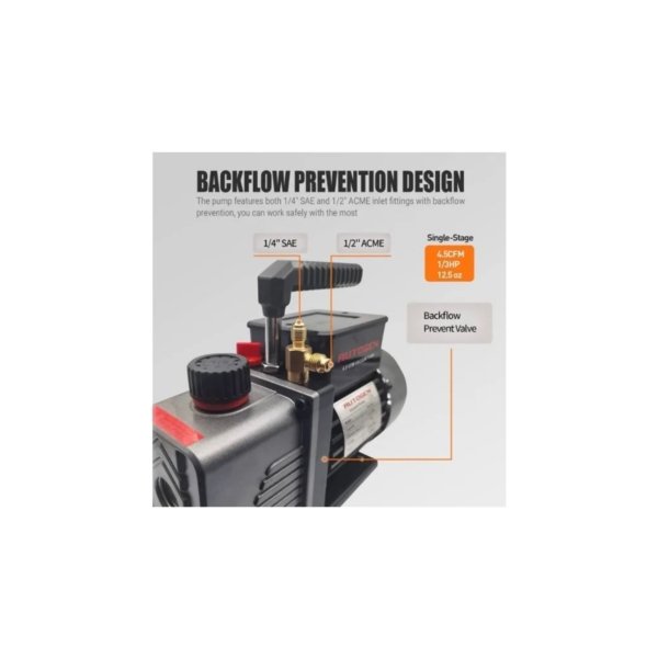 HE033 Bomba de Vacío 1/3hp 5pa Refrigeración/ Autogen