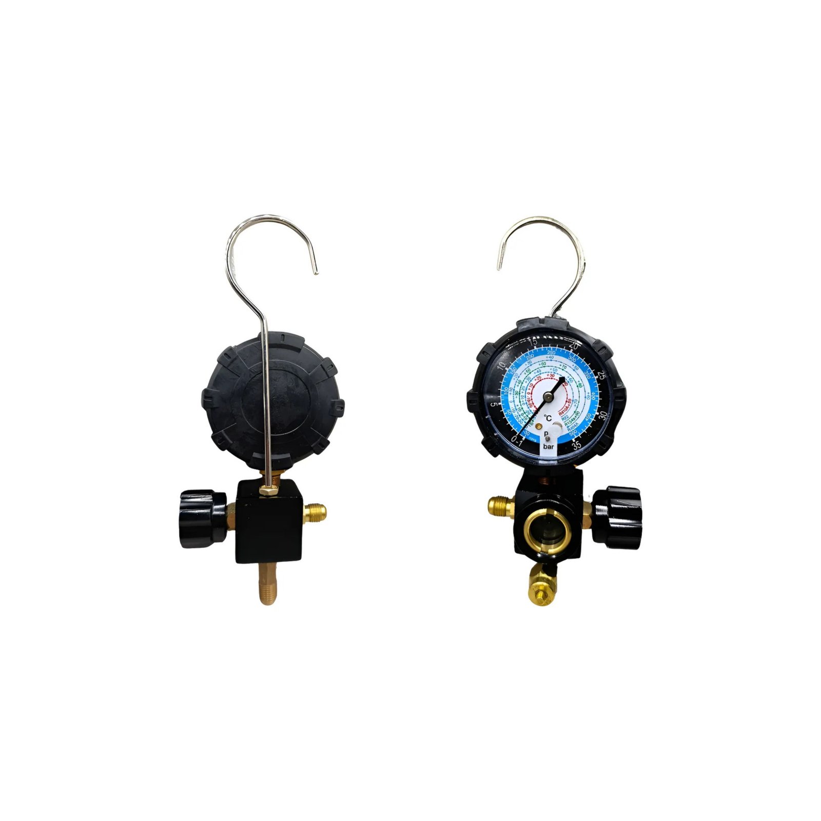 HE037 Reloj Manómetro Completo baja con Protector y Llave