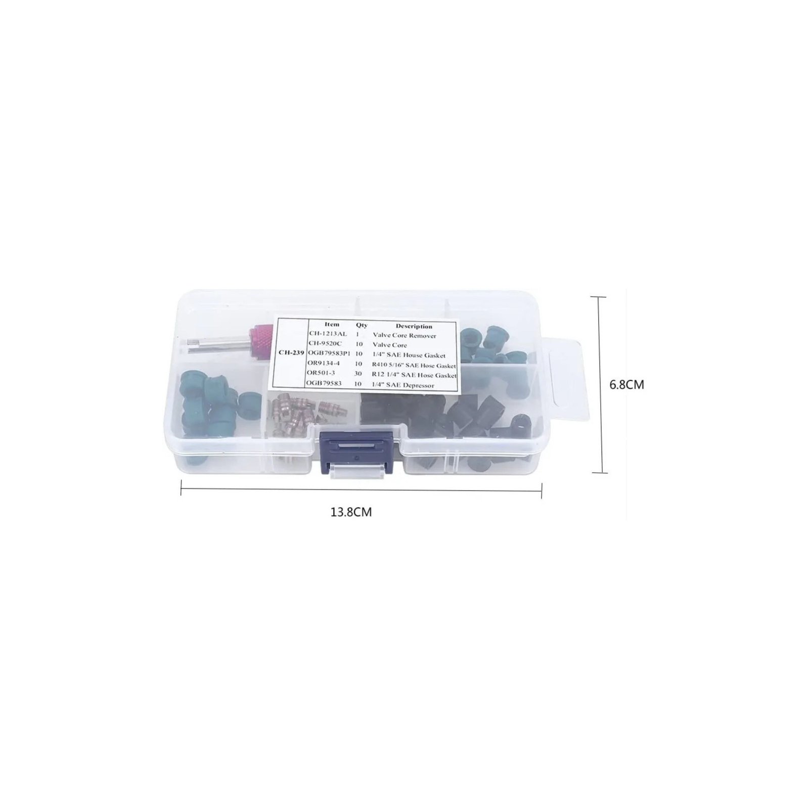 HE039A Kit Válvula y Juntas 71pc con Herramienta
