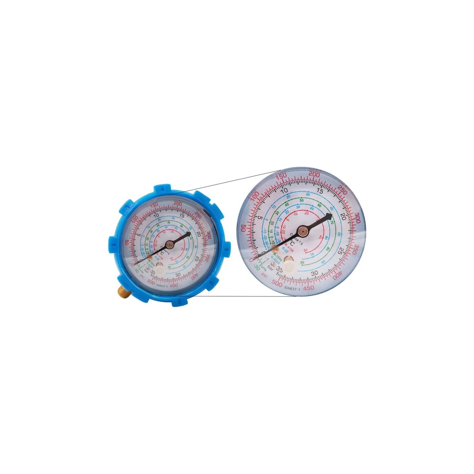 HE040 Reloj Repuesto Manómetro de Baja R404/r134a/r22