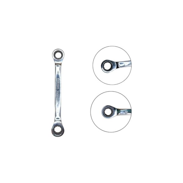 HE049 Extremo de caja Trinquete de Compensación 12-13mm