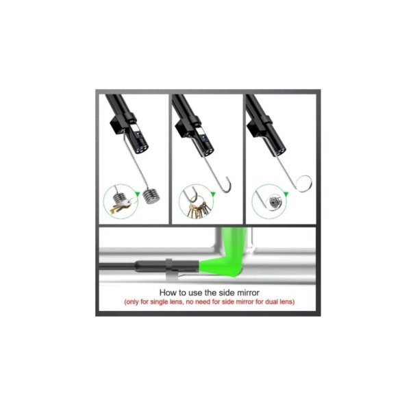 HE071C Cámara Inspección Endoscópica Wifi Impermeable