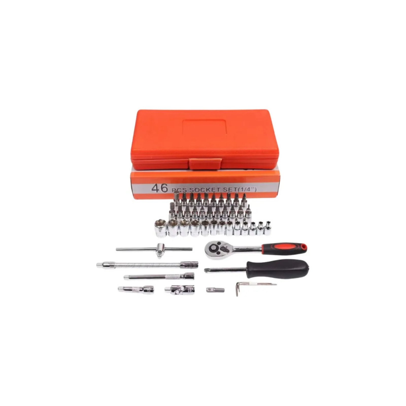 Kit de Herramientas Juego de Llaves Combinadas 46 pz HE077