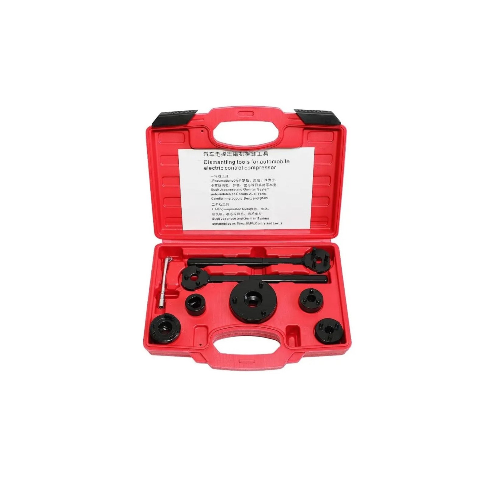 Kit Extractor Plato Arrastre Polea Clutch Compresor HE082