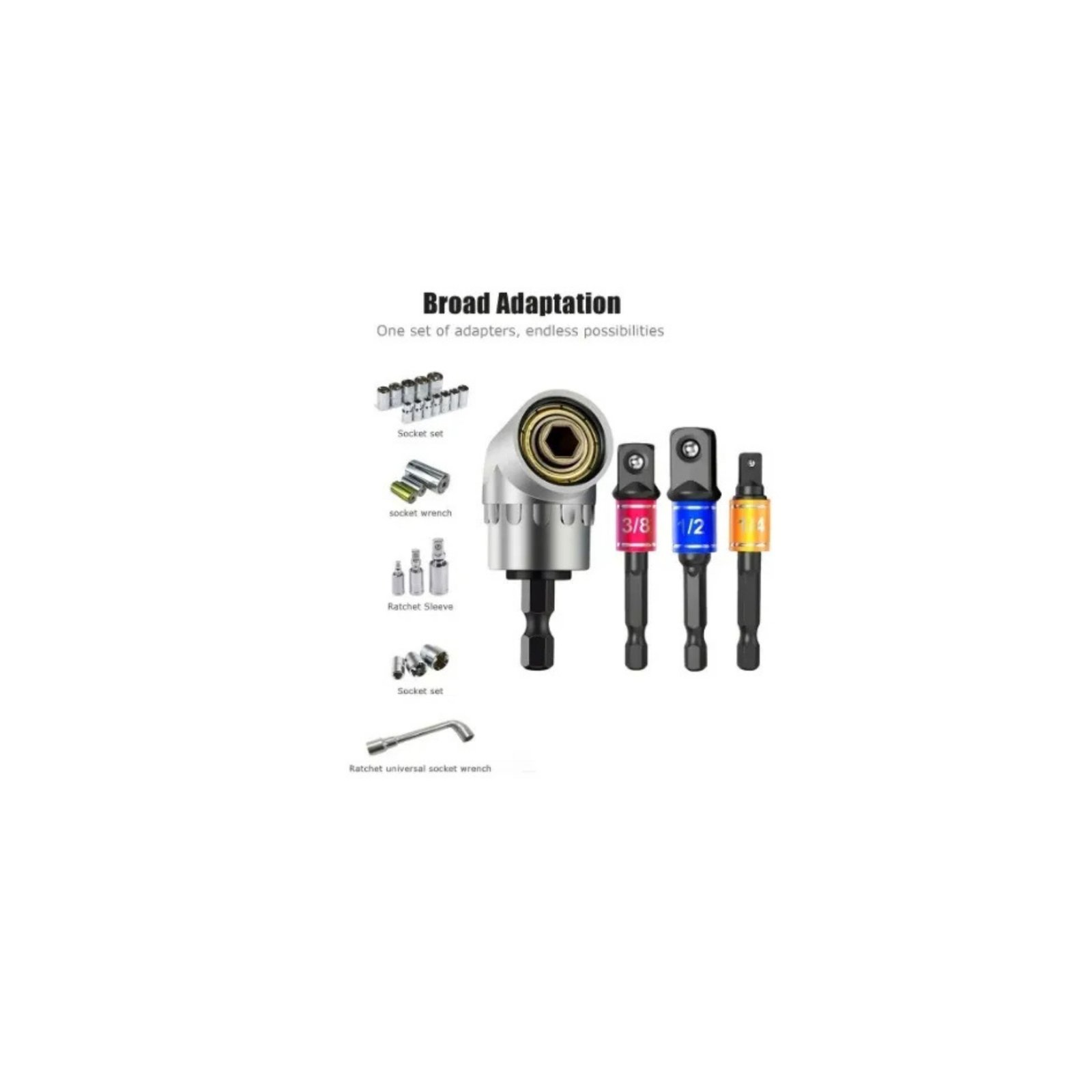 Adaptador Ángulo de 105 Grados para Destornilladores HE089