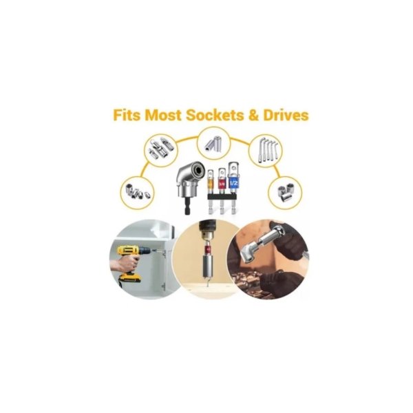 Adaptador Ángulo de 105 Grados para Destornilladores HE089