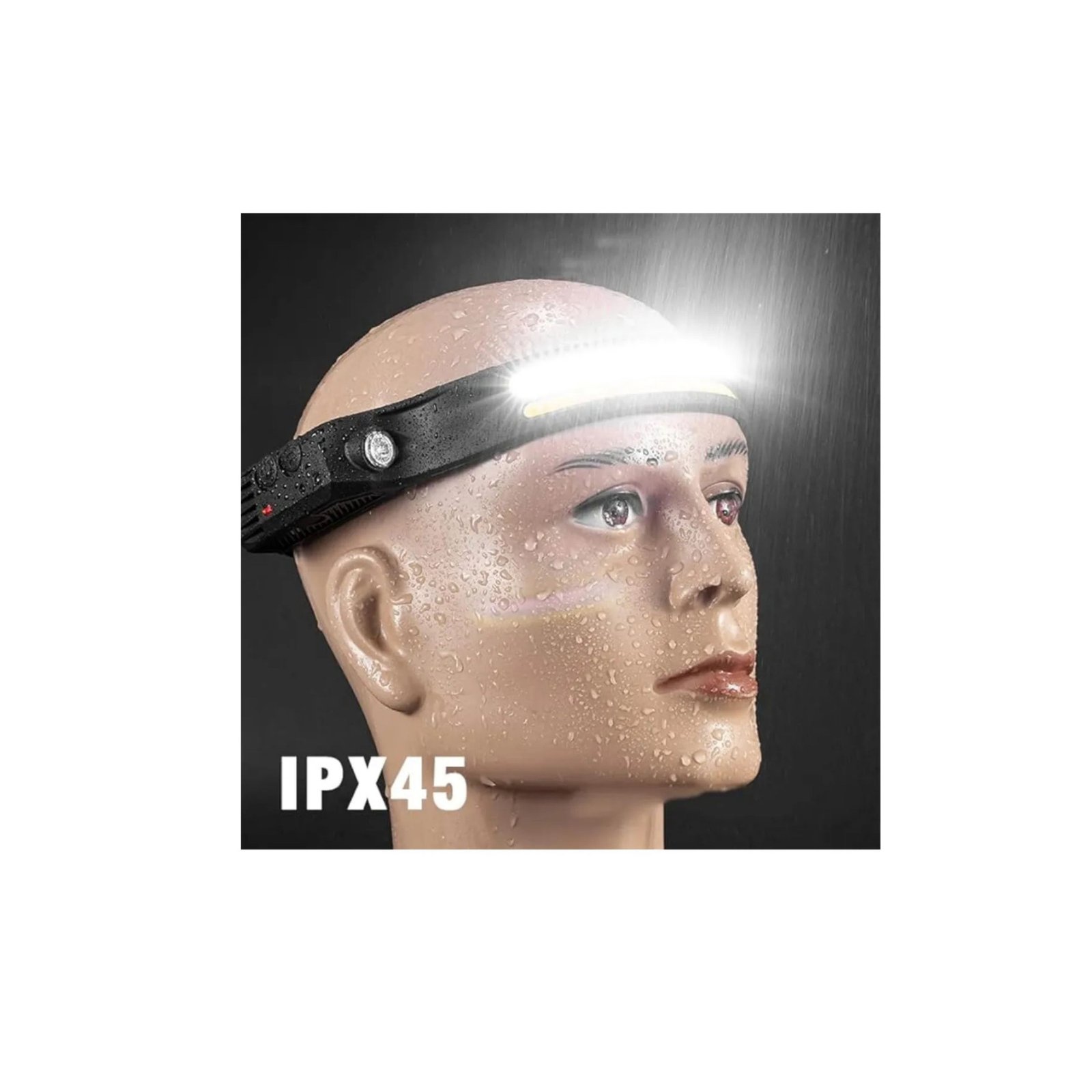 Lámpara Sensor Led para Cabeza Linterna Recargable HE092