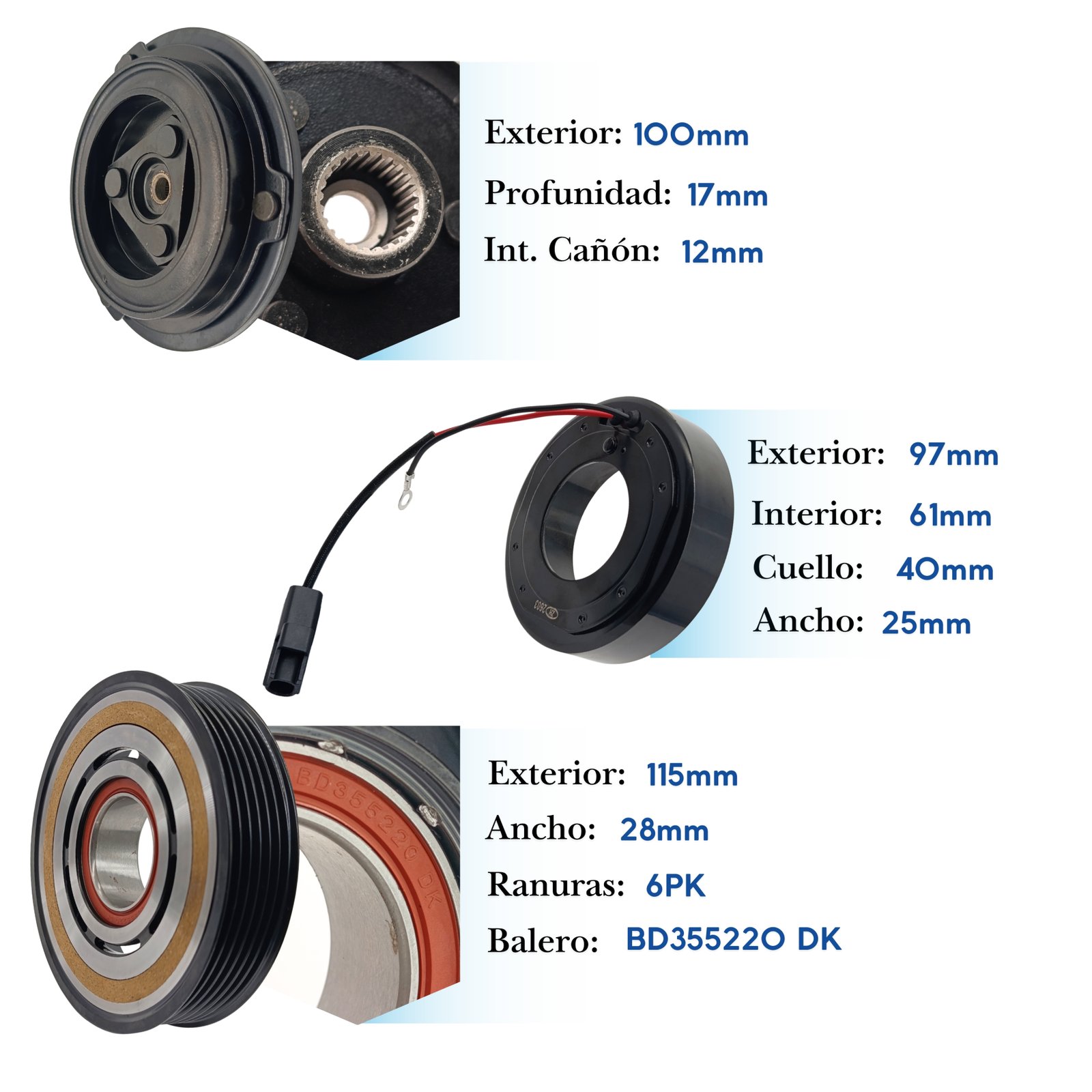 KE185 (5) Kit de Clutch KE185