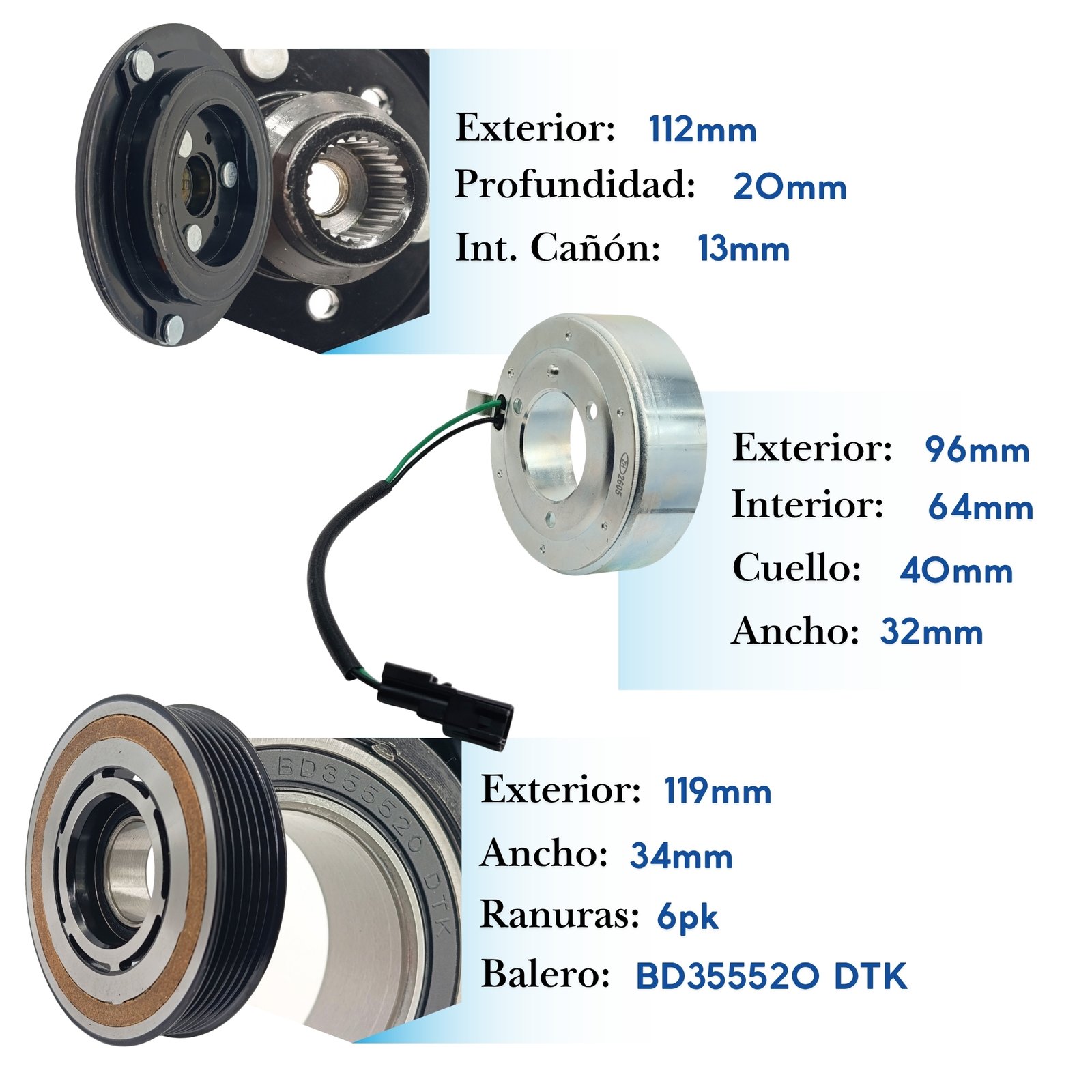 KE189 (2) Kit de Clutch KE189