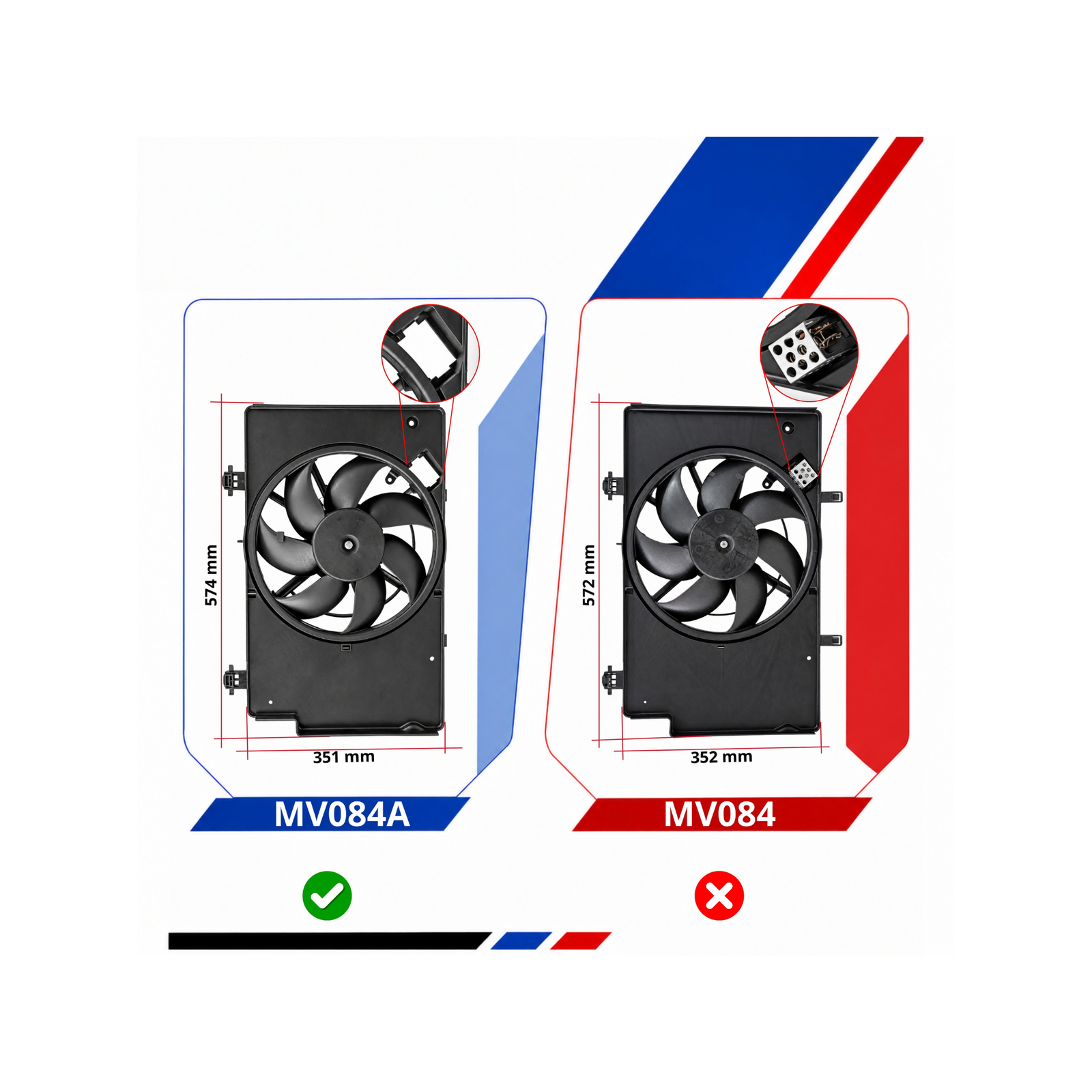 MOTO VENTILADORES MV084A